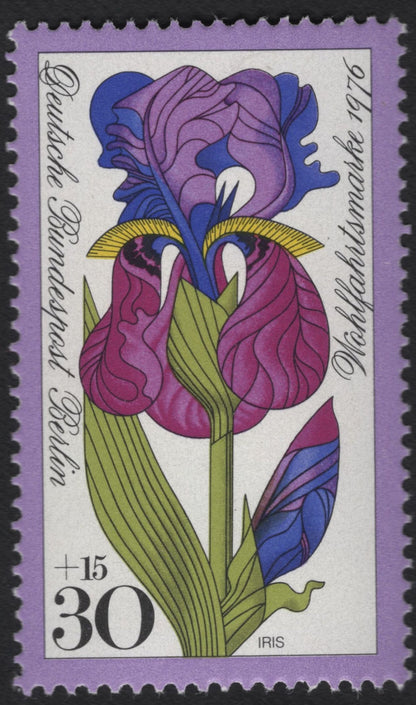 SCG11184 - Germany (West) 1976 – Flowers Semi-Postal Charity Set (Wohlfahrtsmarke)