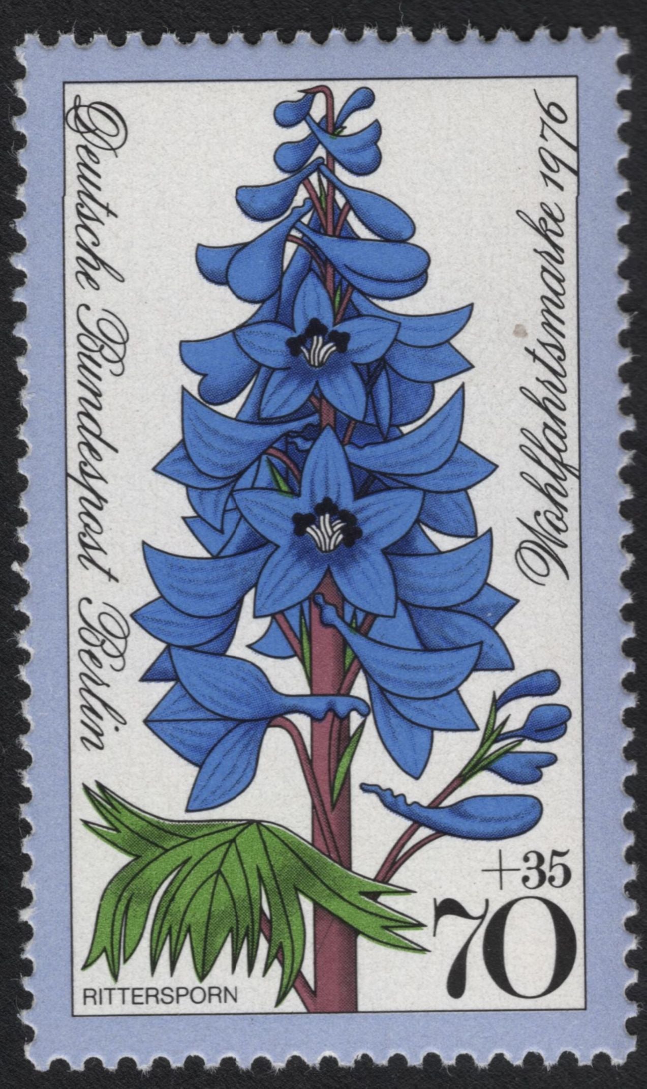 SCG11184 - Germany (West) 1976 – Flowers Semi-Postal Charity Set (Wohlfahrtsmarke)