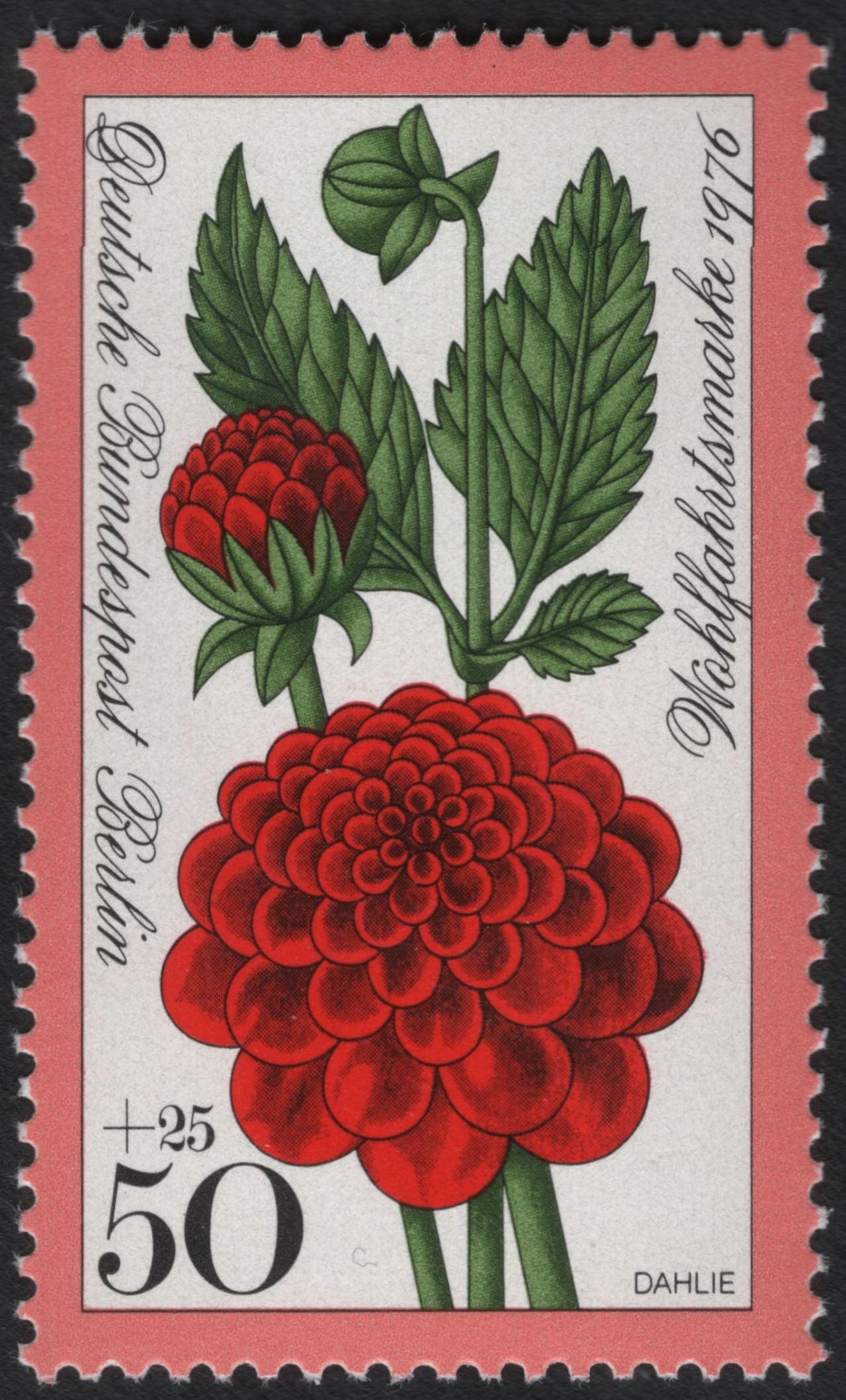 SCG11184 - Germany (West) 1976 – Flowers Semi-Postal Charity Set (Wohlfahrtsmarke)