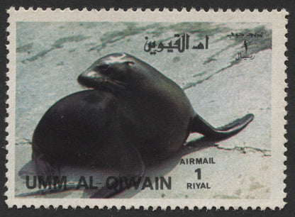 SCG435 - Umm Al Qiwain Airmail Stamps — Playful Seals and Sea Lions Set