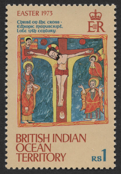 SCG525 - British Indian Ocean Territory 1973 Easter Religious Art Stamp Set