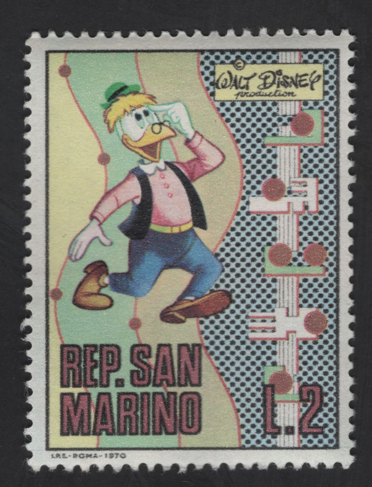 SCG13366 - San Marino 1970 Walt Disney – Fethry Duck Stamp (L.2)
