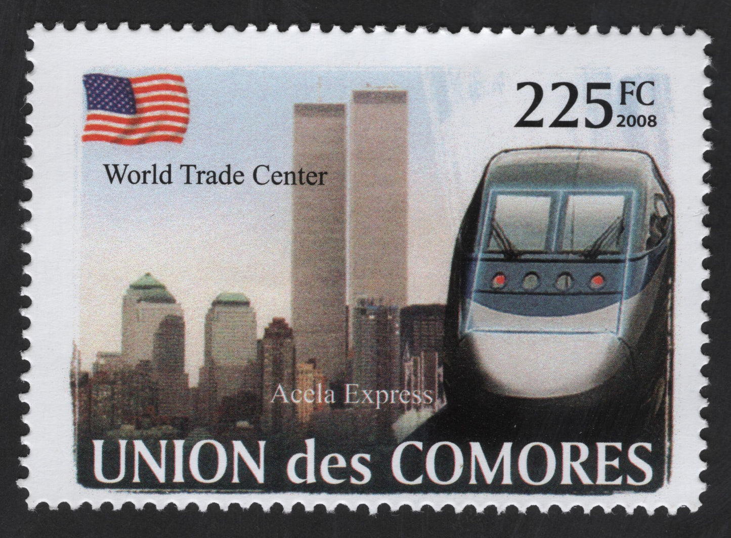 SCG13394 - World Trade Center & Acela Express – Modern America Tribute