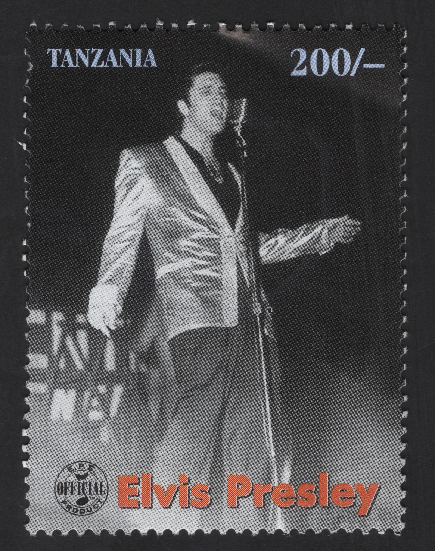 SCG13383 - Elvis Presley Concert Performance Stamp – 200 Shillings