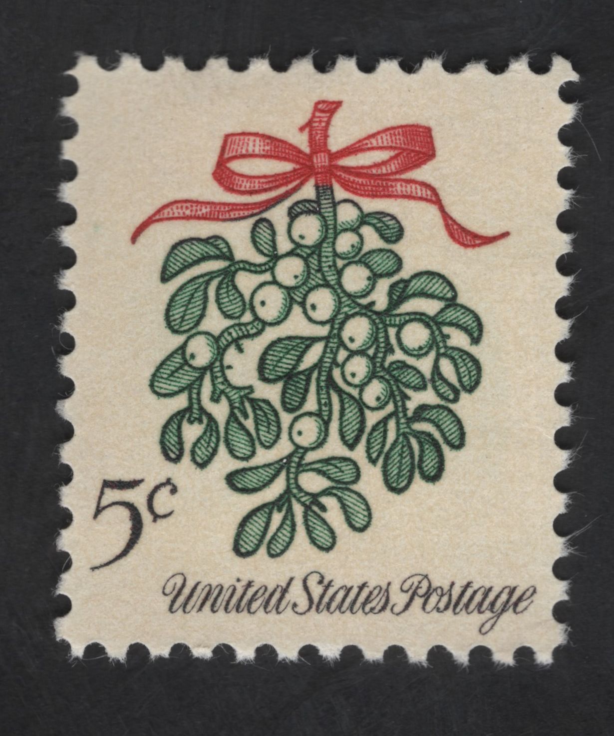 SCG13414 - United States 5¢ Christmas Mistletoe Stamp (1962)