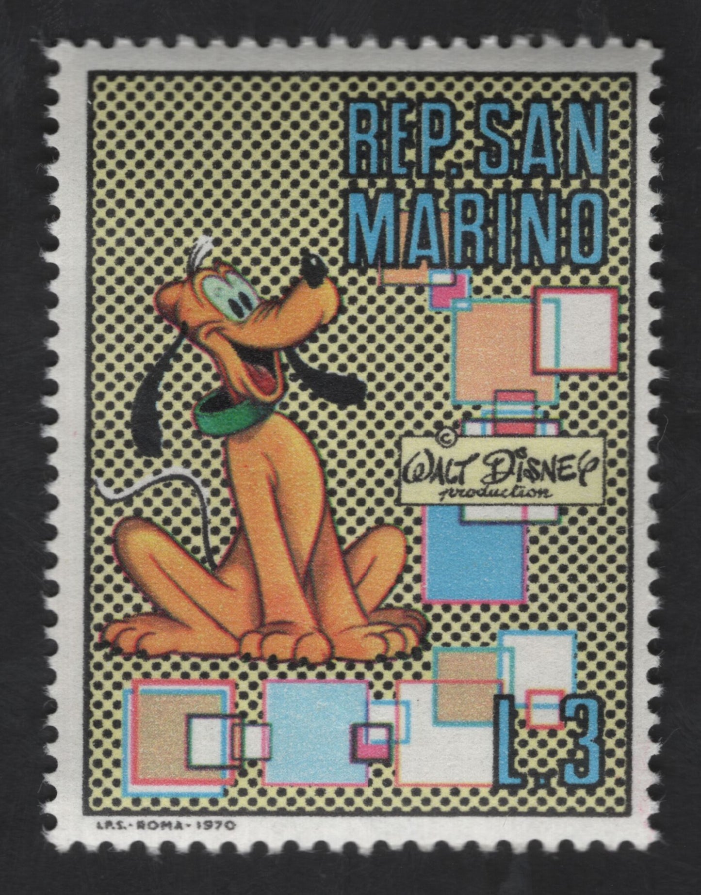 SCG13459 - Pluto – Walt Disney Cartoon Character Stamp
