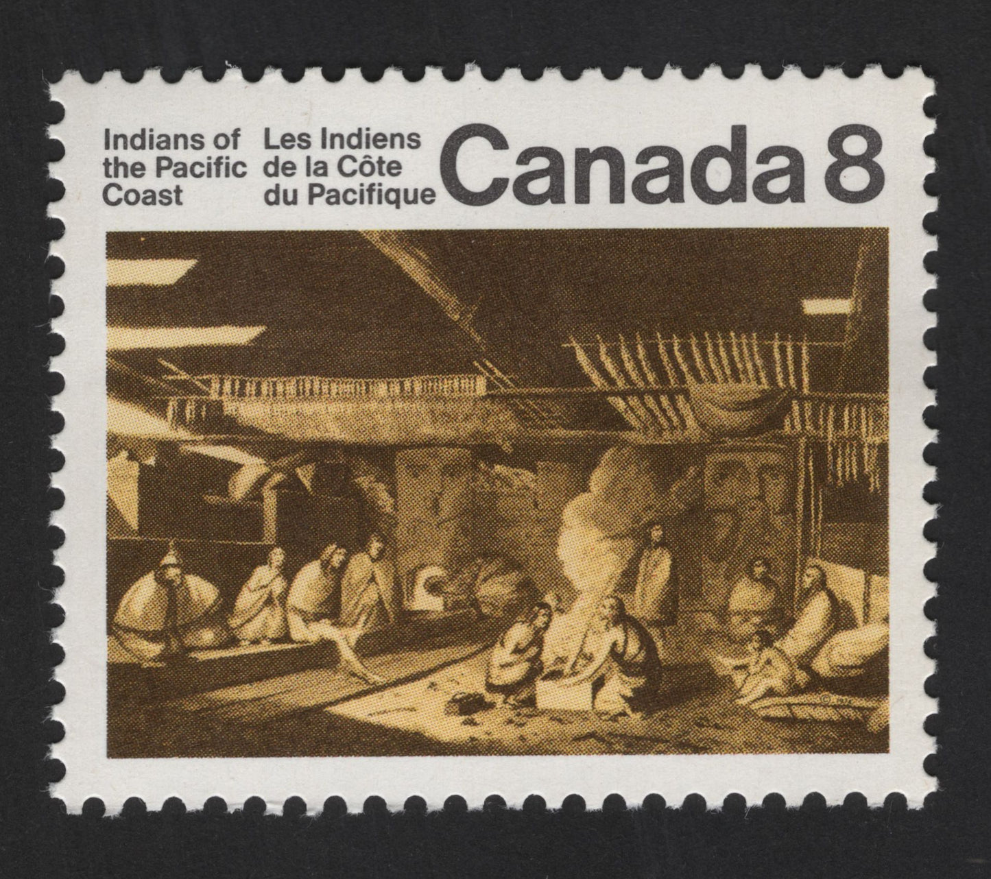 SCG13326 - Indigenous Peoples of the Pacific Coast – Canada 8¢ Cultural Heritage Stamp