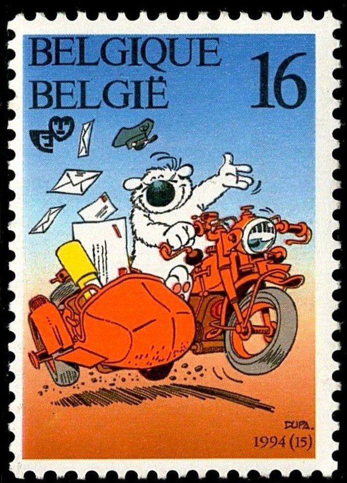 SCG6281 - Belgium 1994 – Cubitus the Postman Comic Stamp