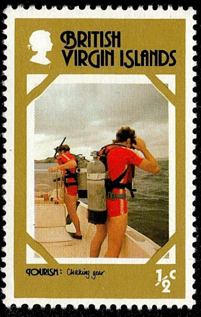 SCG6299 - British Virgin Islands ½¢ – Tourism: Checking Gear