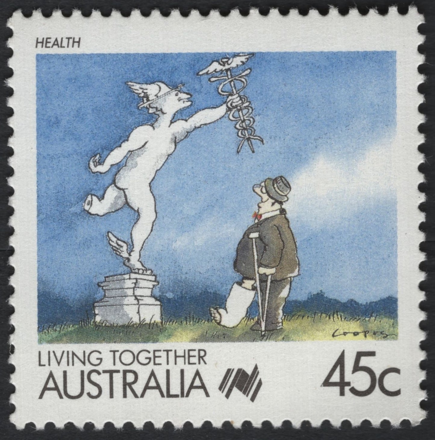 SCG7495 - Philatelic Entry: Australia 1985 – “Living Together: Health”