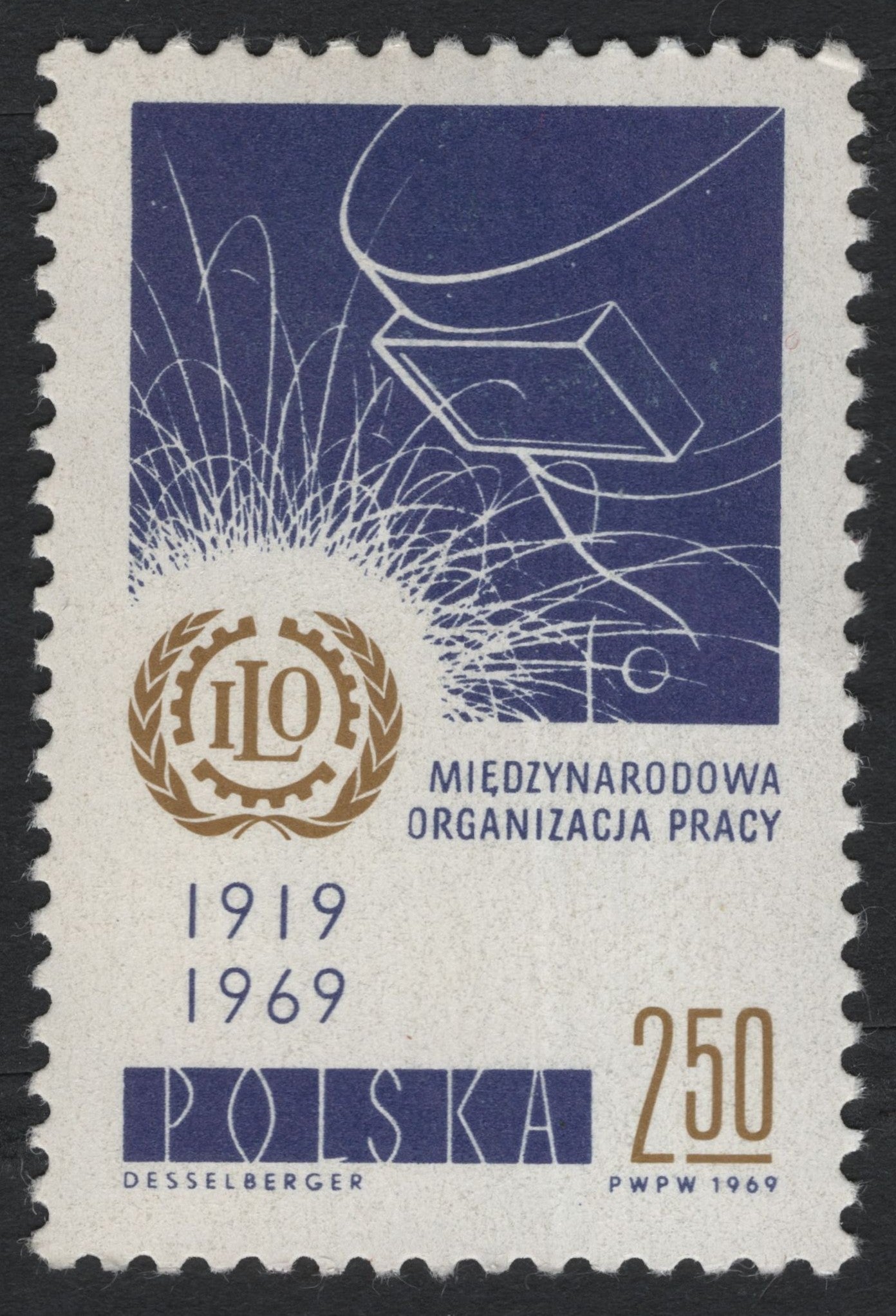SCG7477 - Poland 1969 – 50th Anniversary of the International Labour Organization (ILO)