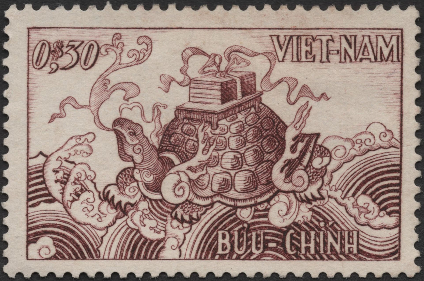 SCG2172 - Vietnam 0.30₫ Turtle with Stone Stele Stamp