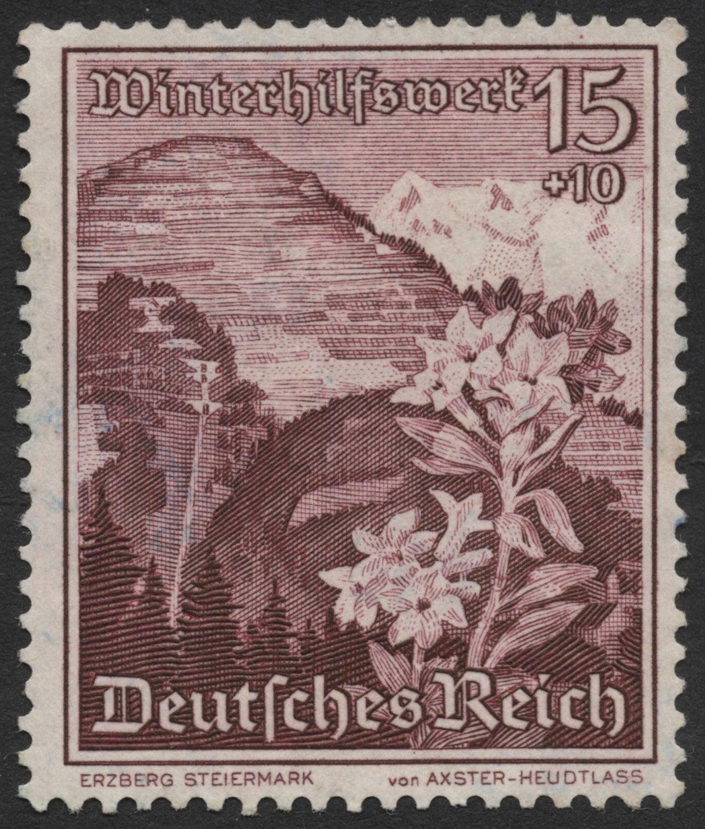 SCG2180 - Germany 1940 Winterhilfswerk – Erzberg, Styria (15+10 Pf)
