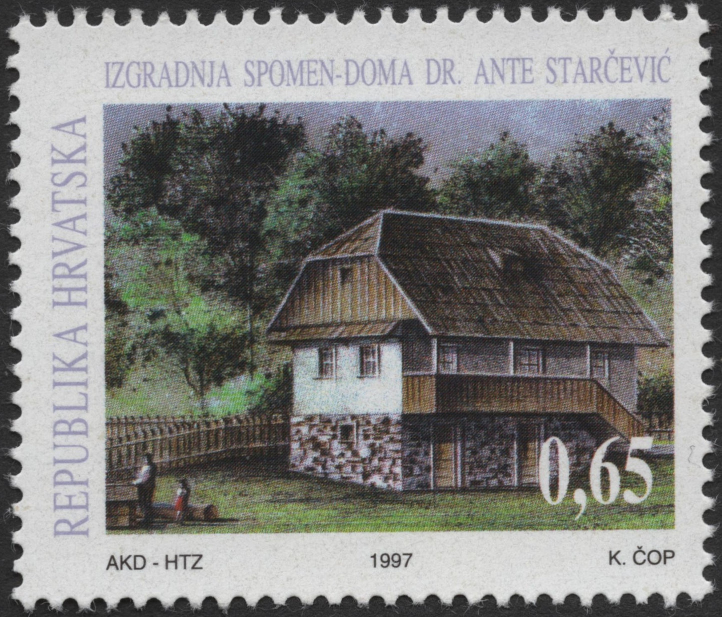 SCG2163 - Croatia 1997 – Dr. Ante Starčević Memorial Home