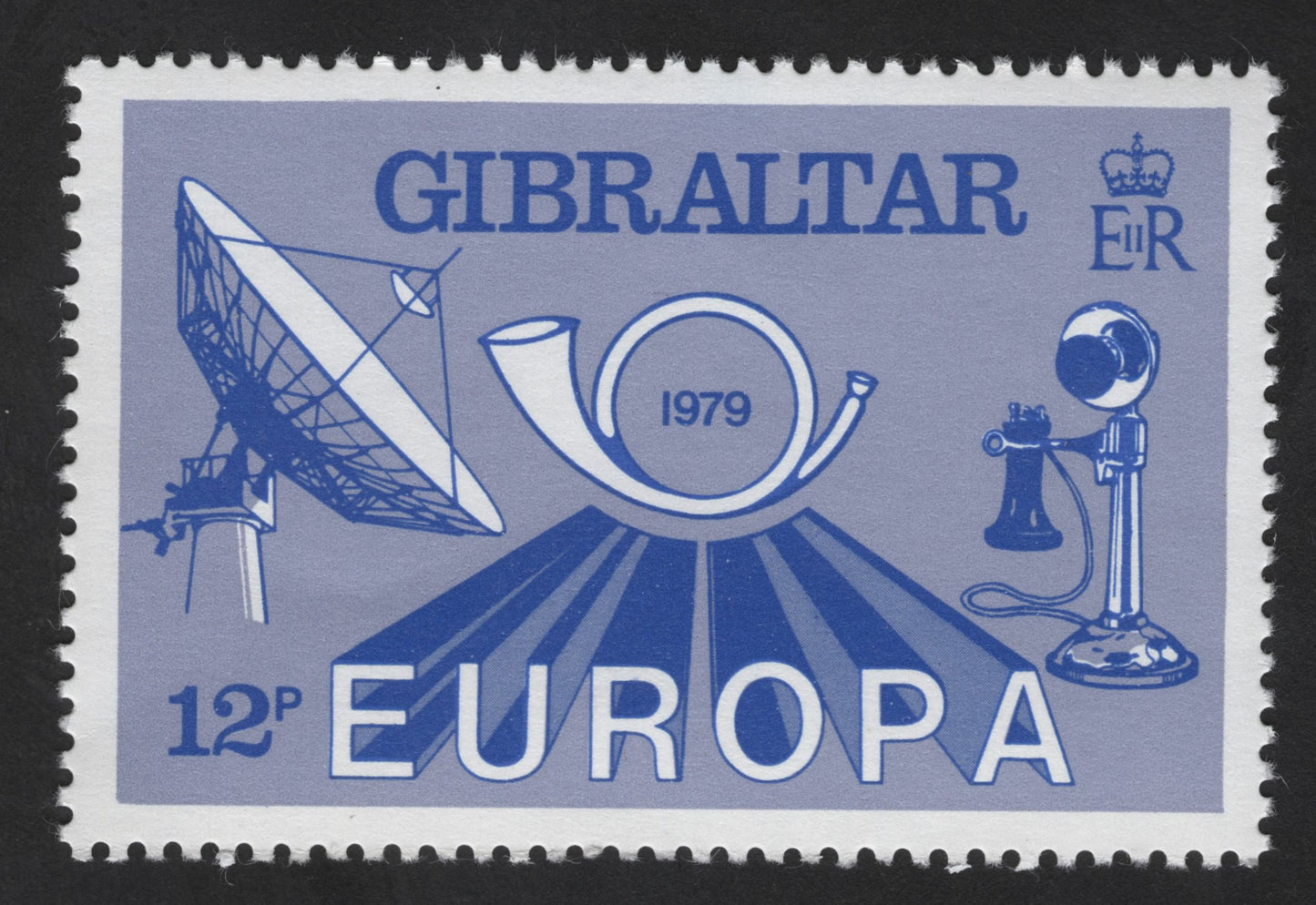 SCG13345 - Gibraltar 1979 Europa – Communications (CEPT) 12p Stamp