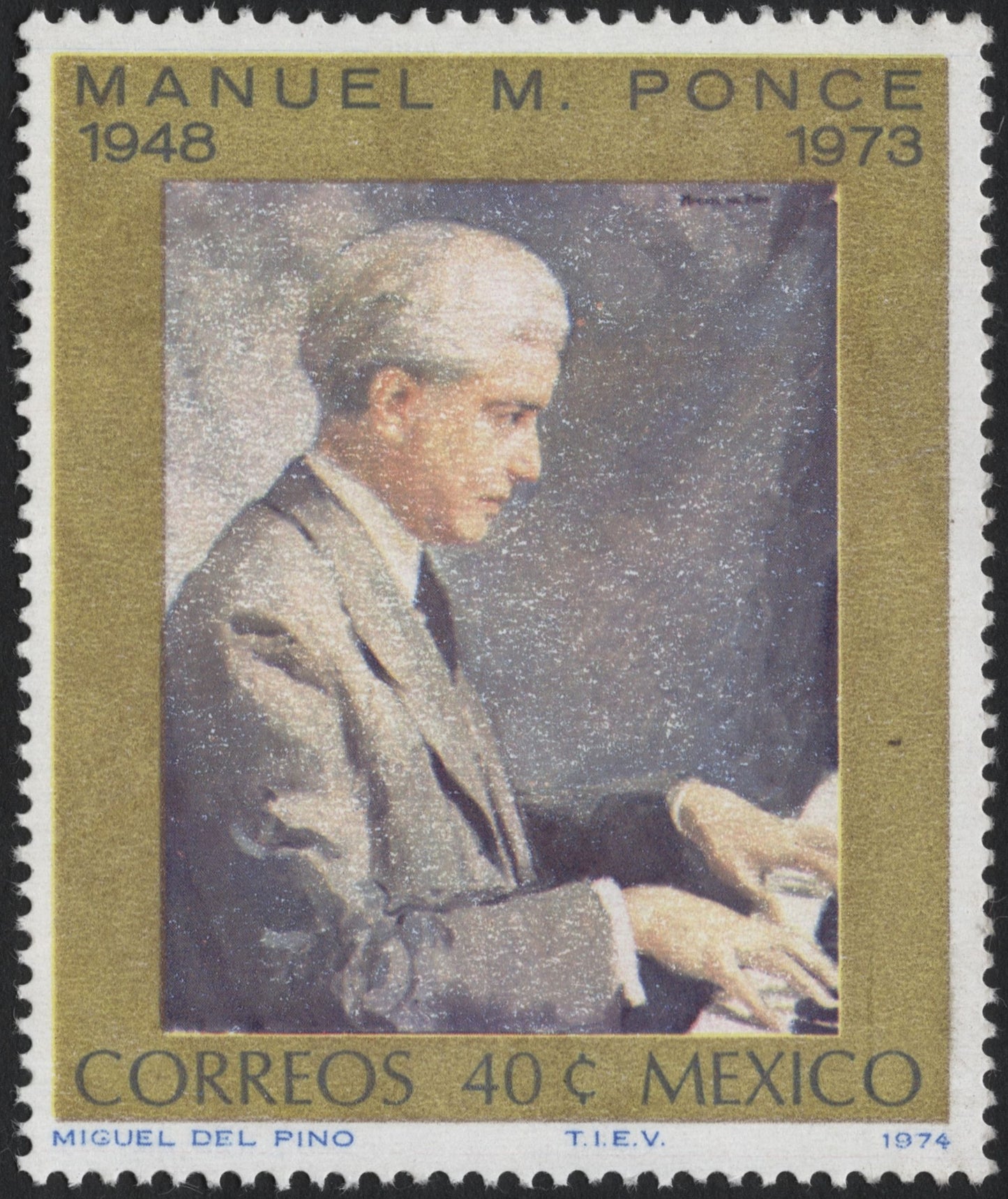 SCG7521 - Manuel M. Ponce – Mexican Composer and Pianist (1974)