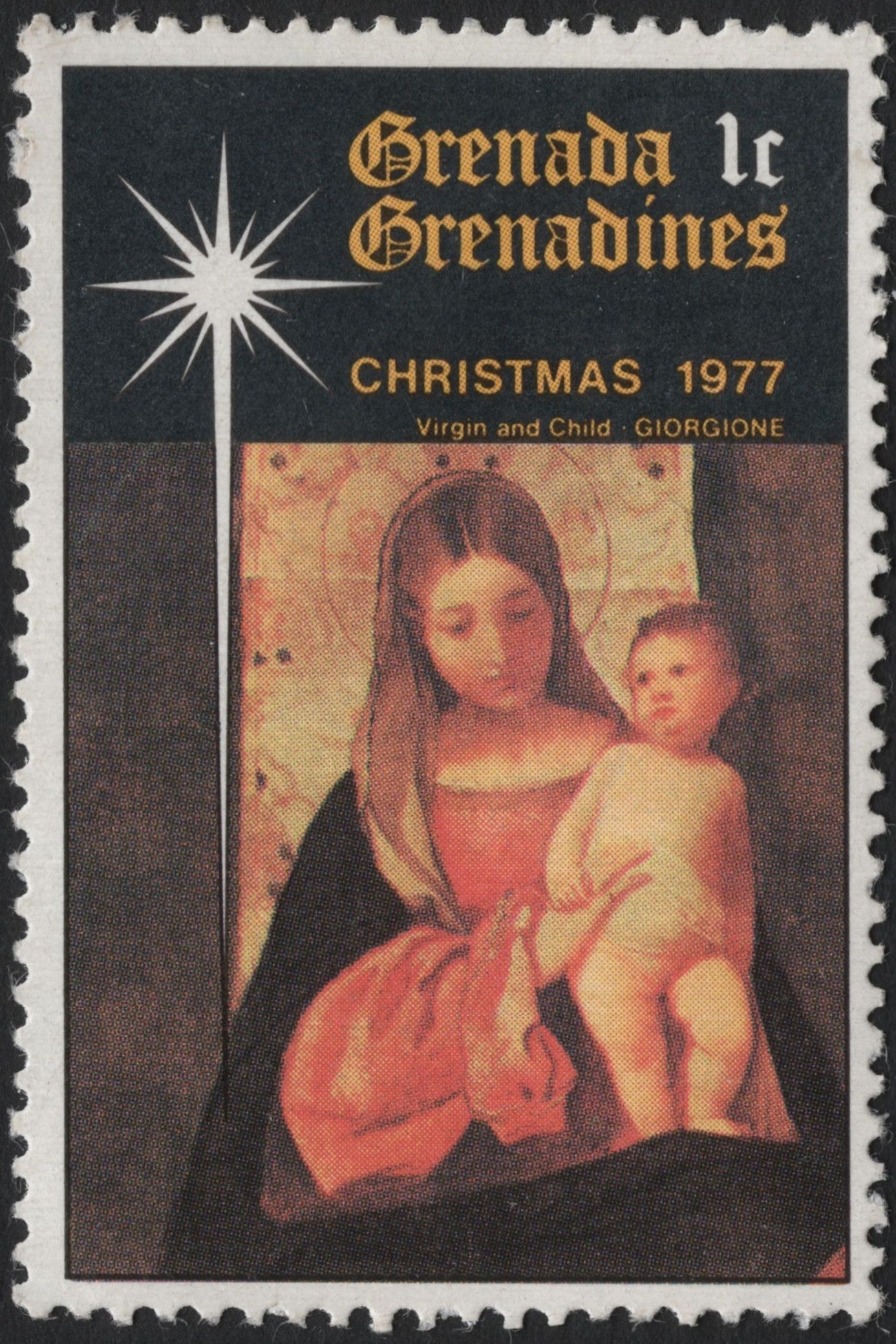 SCG7506 - Christmas 1977 – Virgin and Child (Giorgione)