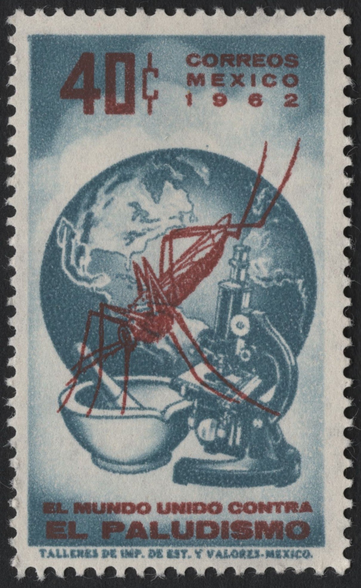 SCG7523 - Mexico 1962 – World United Against Malaria Campaign