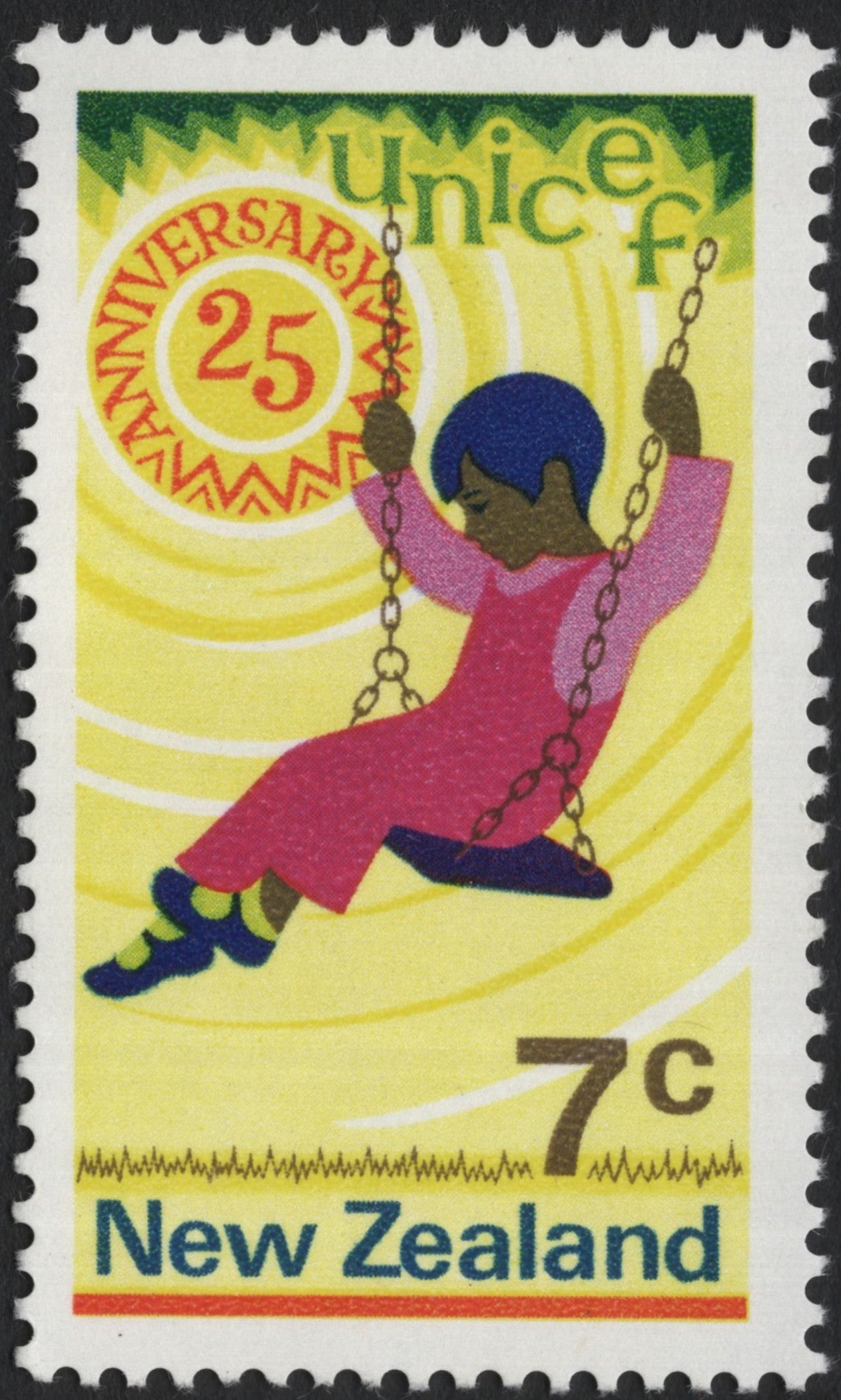SCG7526 - New Zealand 1971 – UNICEF 25th Anniversary