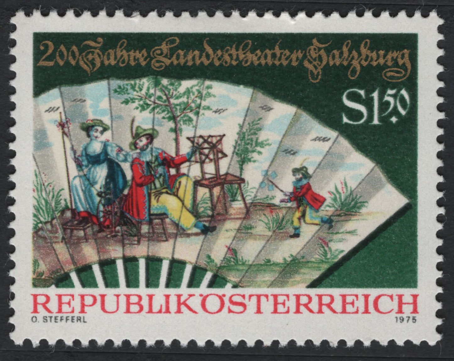SCG7556 - Austria 1975 – Bicentenary of the Salzburg Landestheater