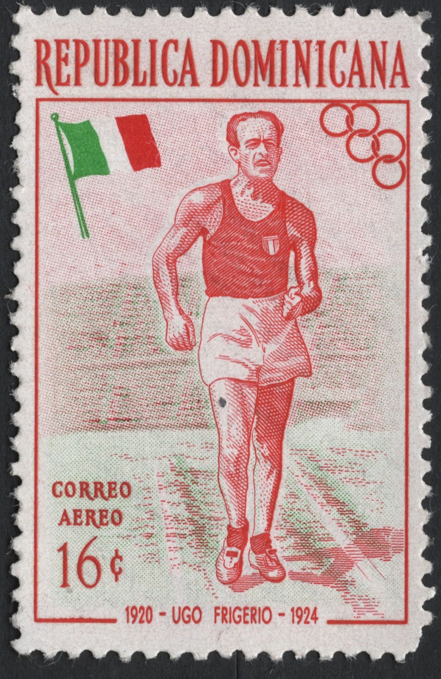 SCG7549 - Dominican Republic – Ugo Frigerio Olympic Airmail (1950s)