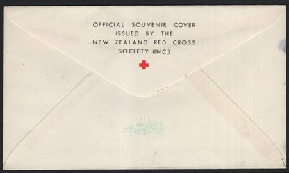 SCG9556 - New Zealand 1959 Red Cross Centenary – Official Souvenir First Day Cover (Invercargill Postmark)