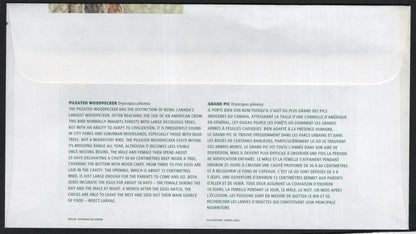 SCG9562 - Canada 1995 Pileated Woodpecker 45¢ Postal Stationery Envelope