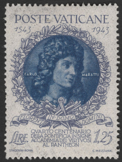 SCG11948 - Vatican City 1943 – 400th Anniversary of the Accademia dei Virtuosi al Pantheon (Artist Portrait Pair)