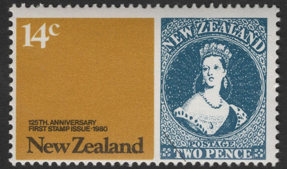 SCG11947 - New Zealand 1980 125th Anniversary of First Stamp Issue – Chalon Head Reproduction Set
