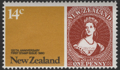 SCG11947 - New Zealand 1980 125th Anniversary of First Stamp Issue – Chalon Head Reproduction Set