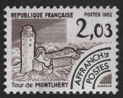 SCG13750 - France 1982 Historic Monuments – Tour de Montlhéry & Château d’If (Definitive Issue)