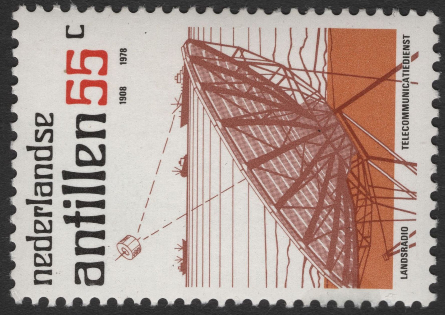 SCG11956 - Netherlands Antilles 1978 Telecommunications Service Commemorative Set