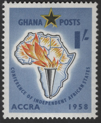 SCG11959 - Ghana 1958 Conference of Independent African States – Accra Commemorative Pair