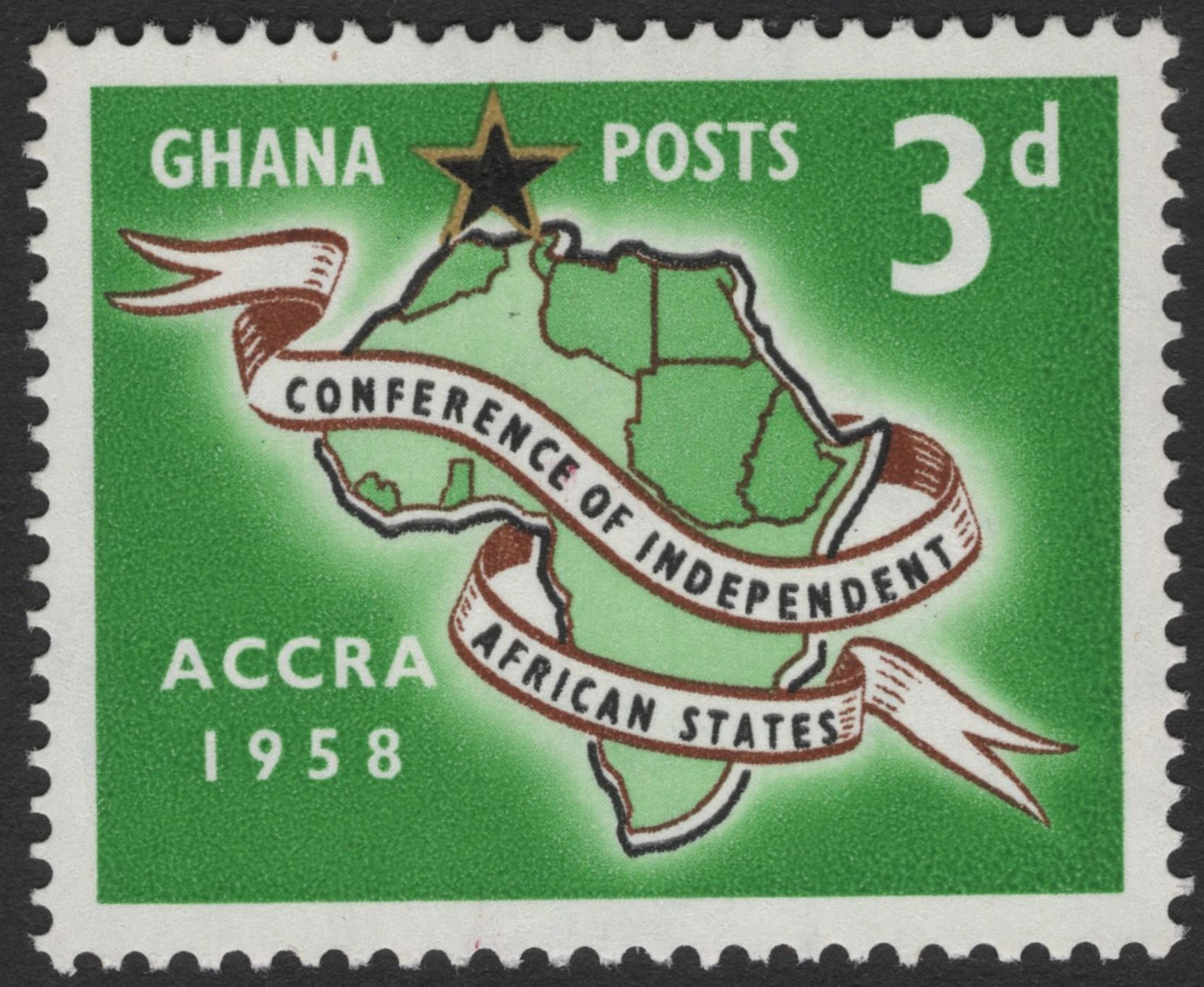 SCG11960 - Ghana 1958 Accra Conference of Independent African States Commemorative Pair