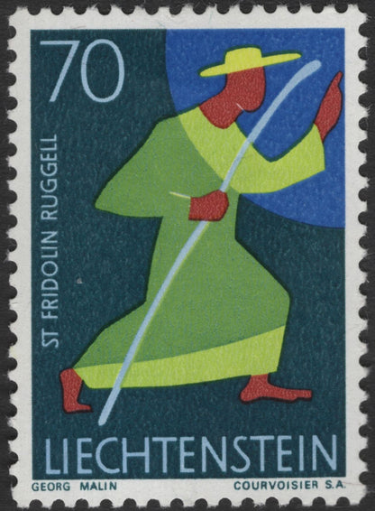 SCG11954 - Liechtenstein Religious Art Series – St. Fridolin (Ruggell) & St. Anna (Vaduz)