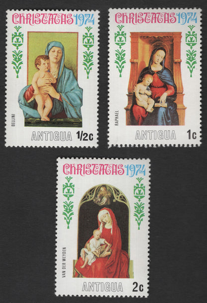 SCG11955 - Antigua 1974 Christmas – Madonna and Child Masterpieces Set