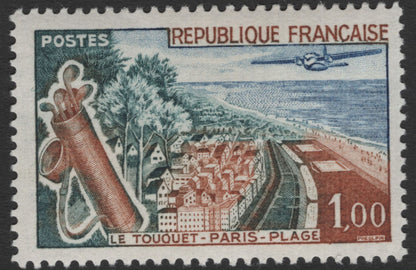 SCG11938 - France Industrial Progress & Tourism Heritage Stamp Pair