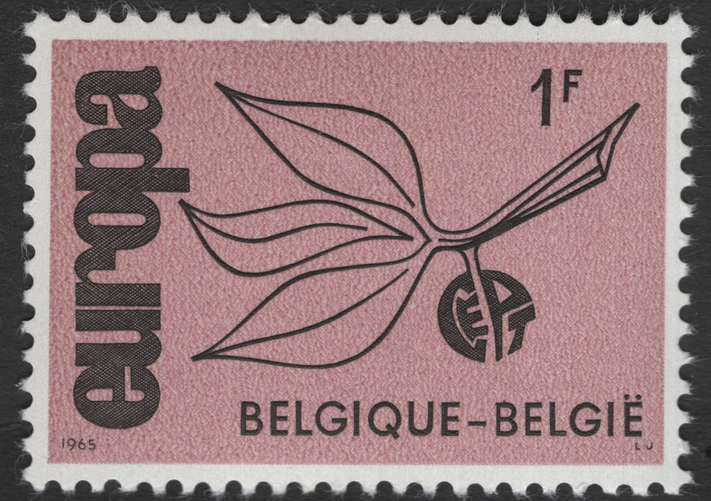 SCG11936 - Belgium 1965 Europa (CEPT) Symbol Issue – 1F & 3F Pair