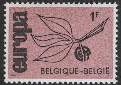 SCG11936 - Belgium 1965 Europa (CEPT) Symbol Issue – 1F & 3F Pair