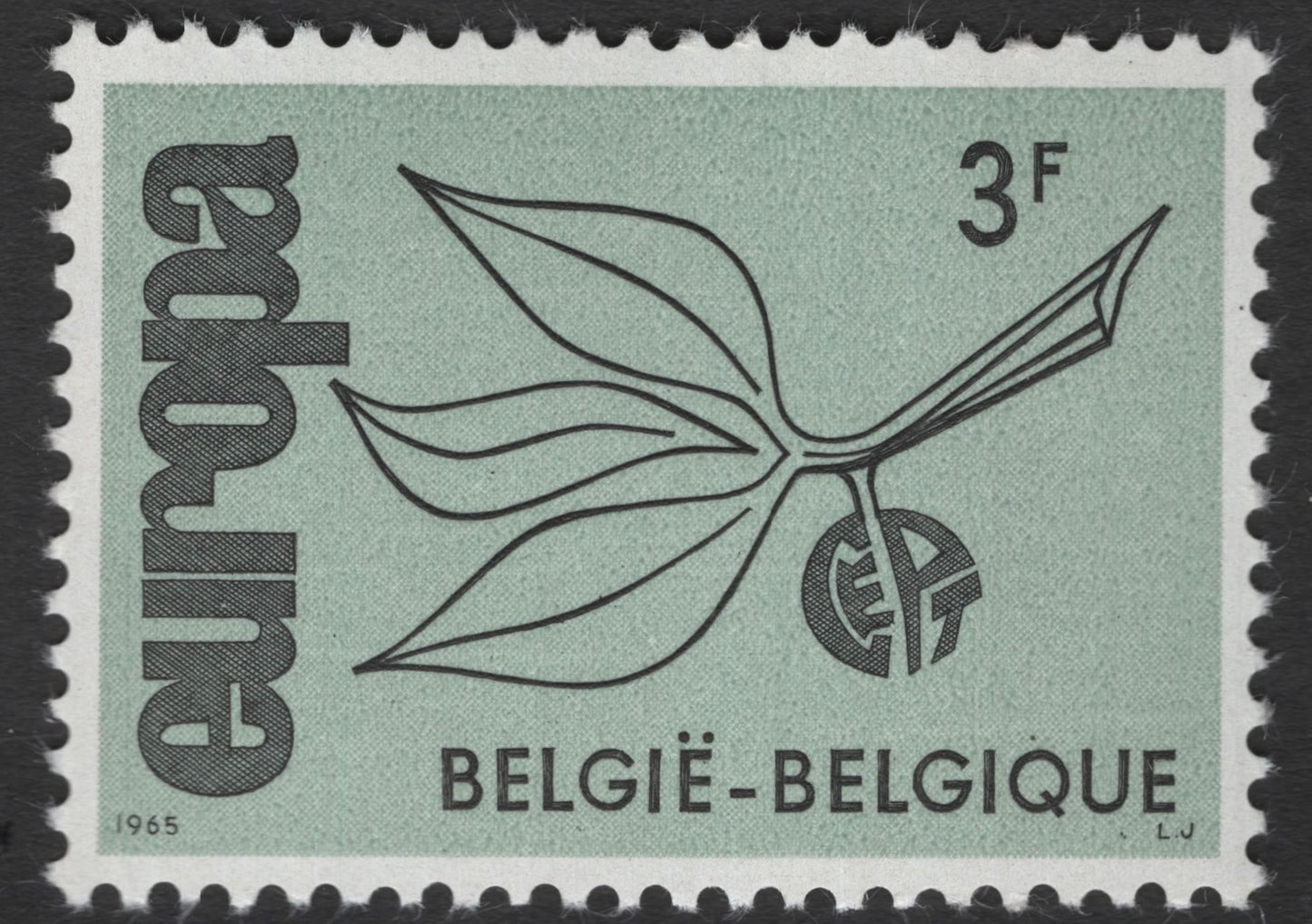 SCG11936 - Belgium 1965 Europa (CEPT) Symbol Issue – 1F & 3F Pair