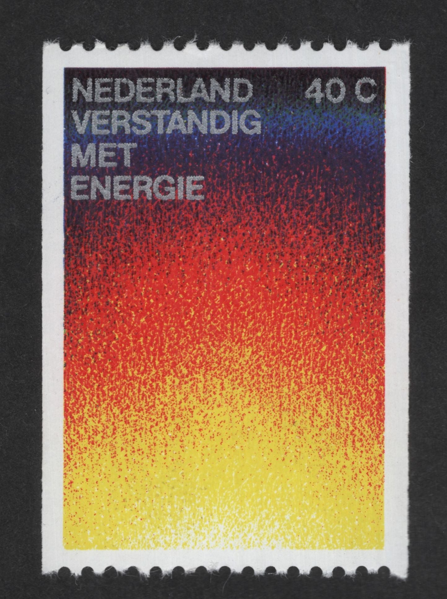 SCG12577 - Netherlands 40c “Verstandig met Energie” – Energy Conservation Stamp