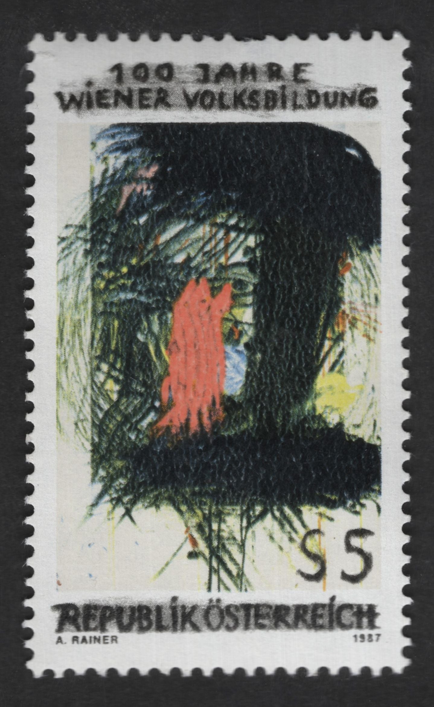 SCG12567 - Austria 1987 – 100 Years of Wiener Volksbildung (Adult Education Movement)