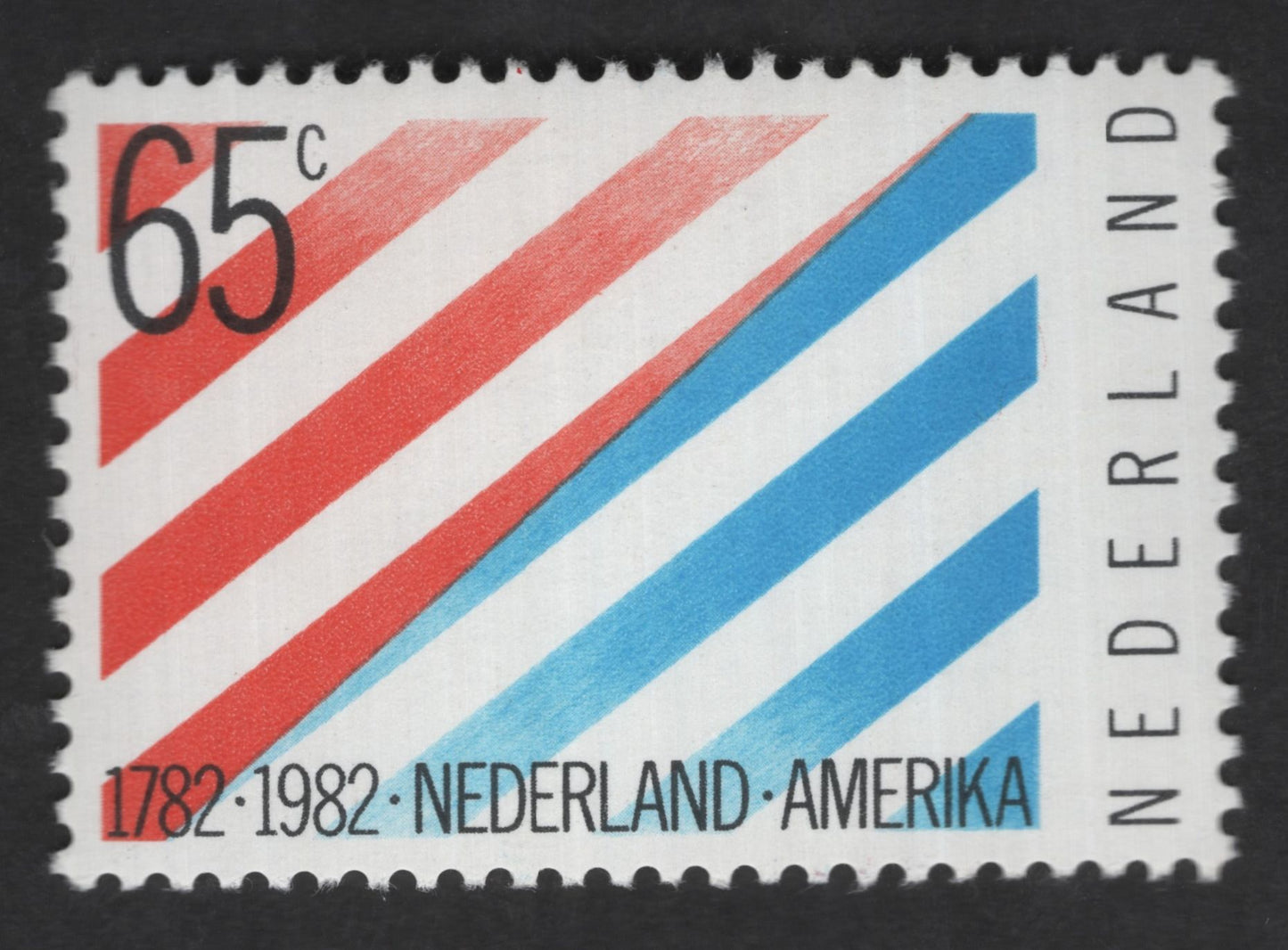 SCG12589 - Netherlands–America Diplomatic Relations Bicentenary 65c Stamp (1782–1982)