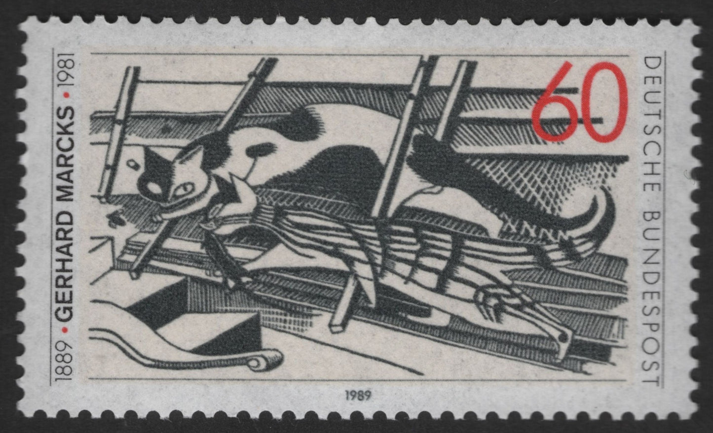SCG12410 - Germany 1989 – Gerhard Marcks Birth Centenary (60 Pfennig)
