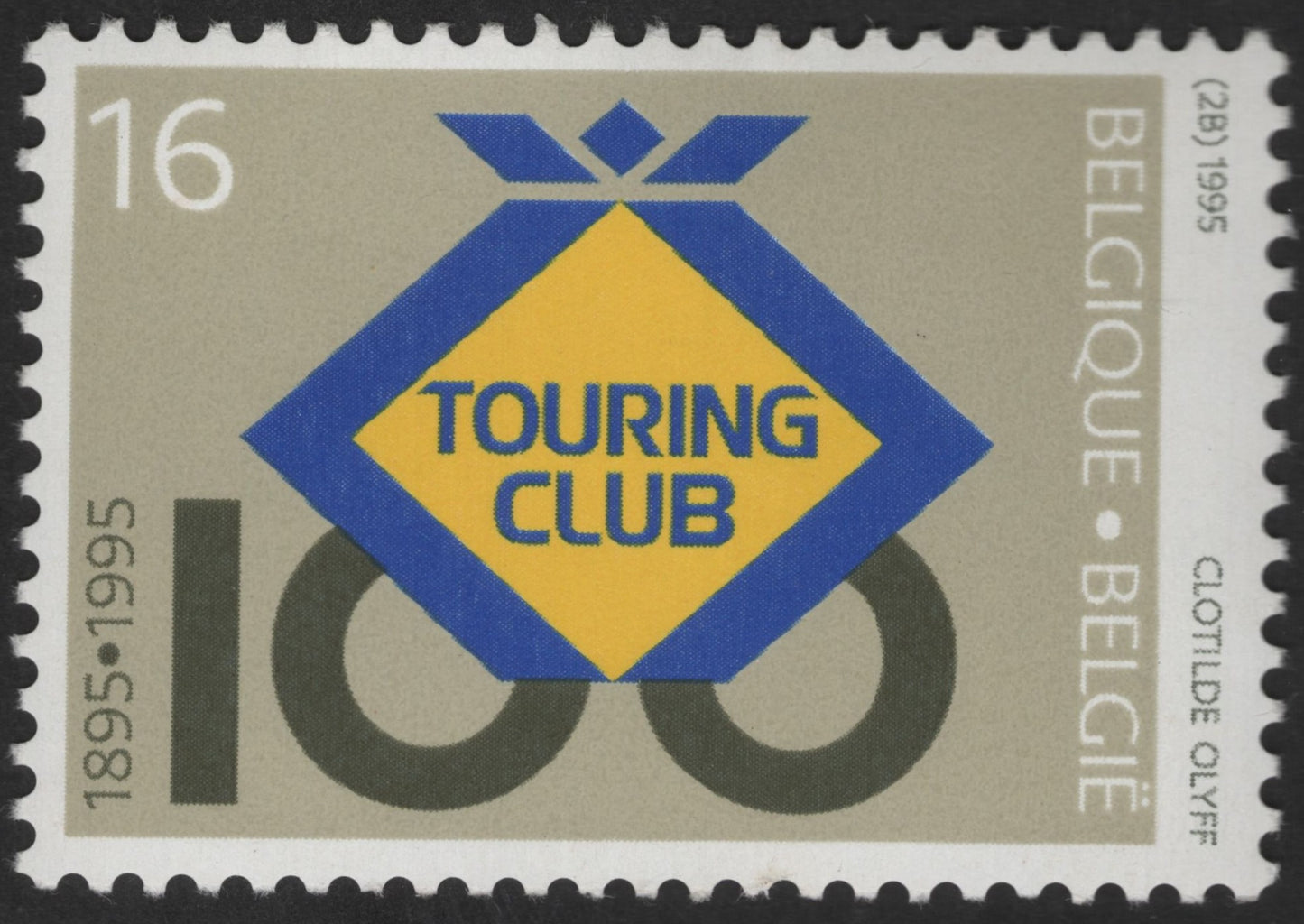 SCG12413 - Belgium 1995 – Touring Club of Belgium Centenary (1895–1995)