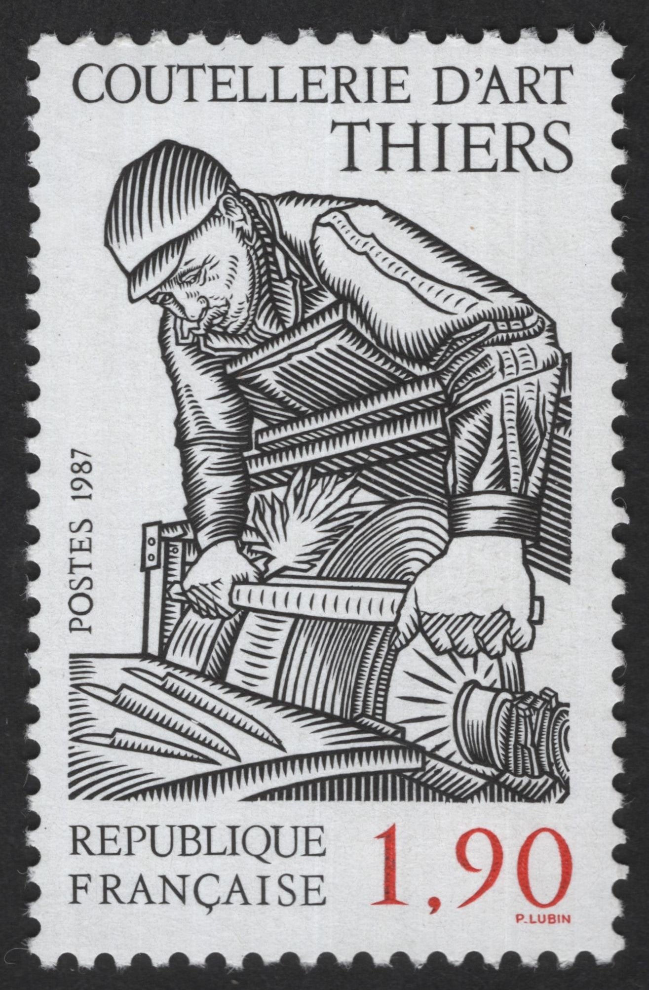 SCG12428 - 🇫🇷 France 1987 – Cutlery Art of Thiers (Coutellerie d’Art Thiers)