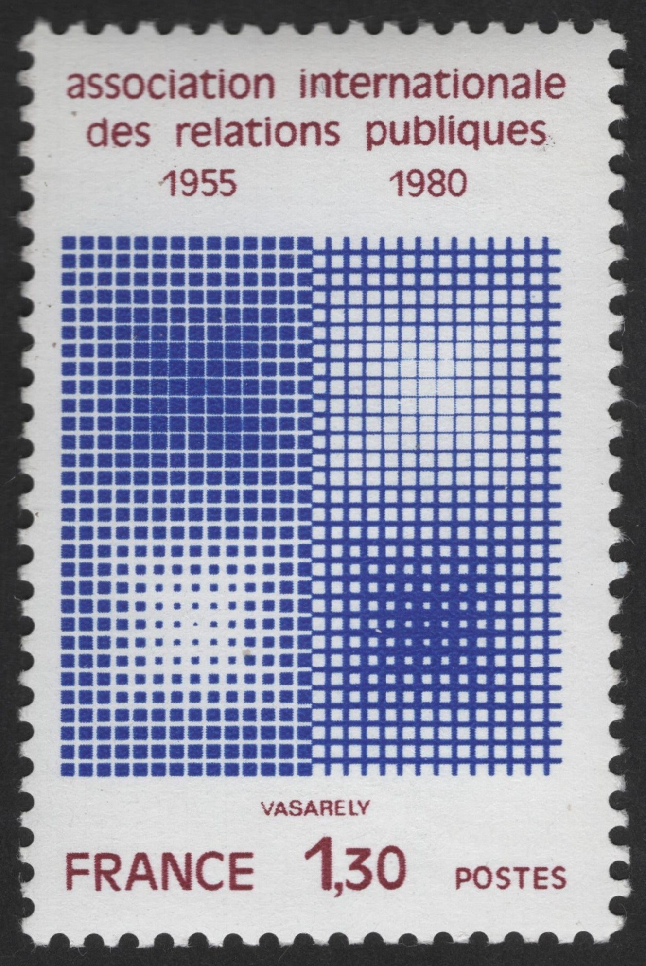 SCG12440 - 🇫🇷 France 1980 – International Public Relations Association (Vasarely Design)