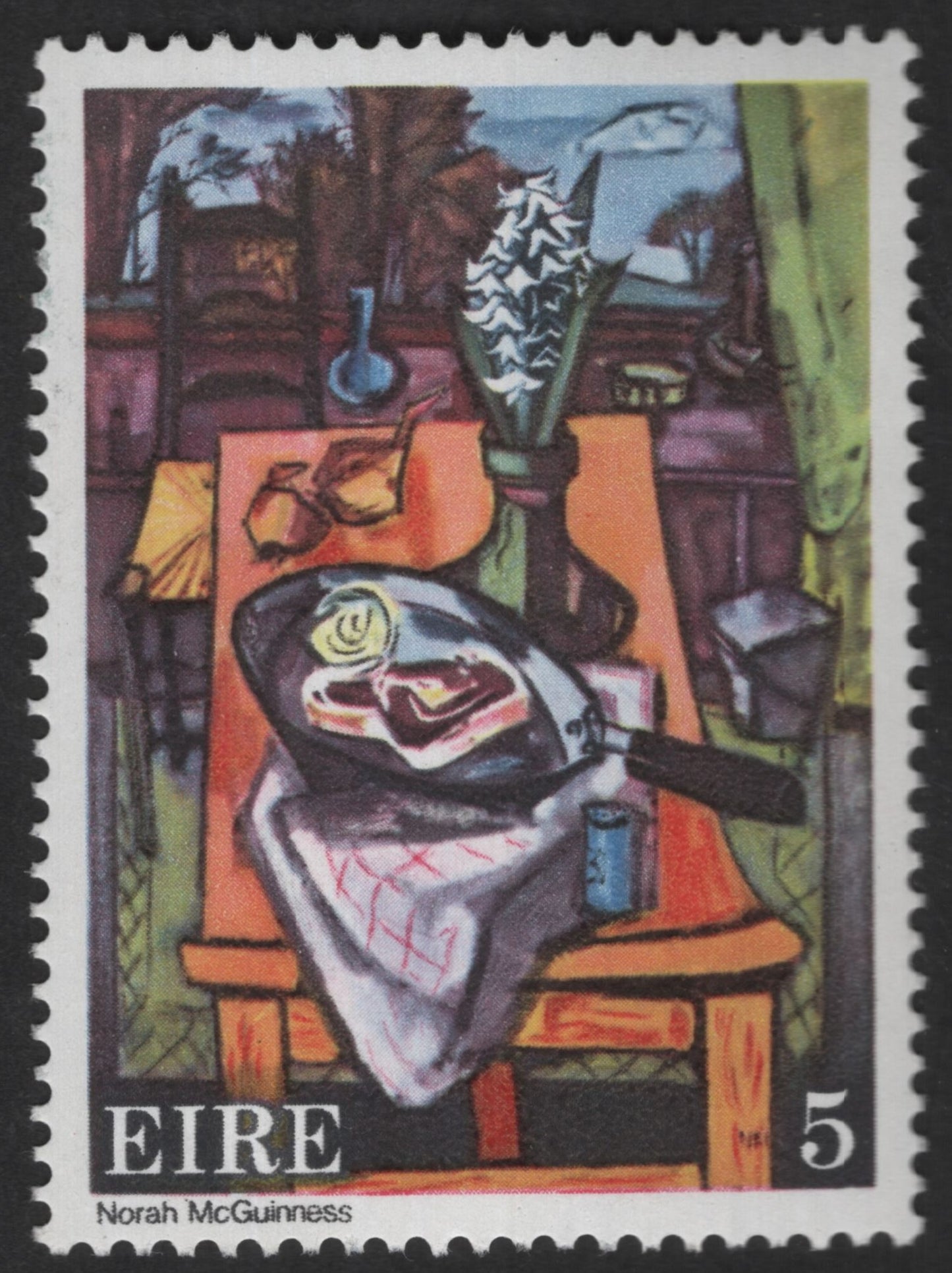 SCG12506 - Ireland 5p Norah McGuinness – Still Life Painting Stamp