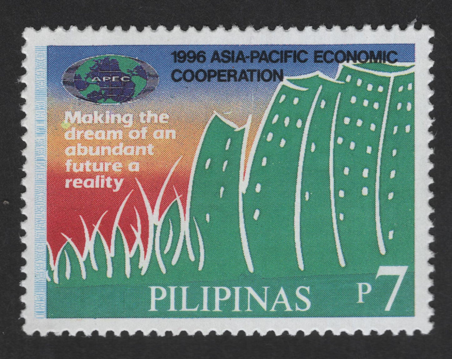 SCG12554 - Philippines 1996 APEC Economic Cooperation – P7 Commemorative Stamp