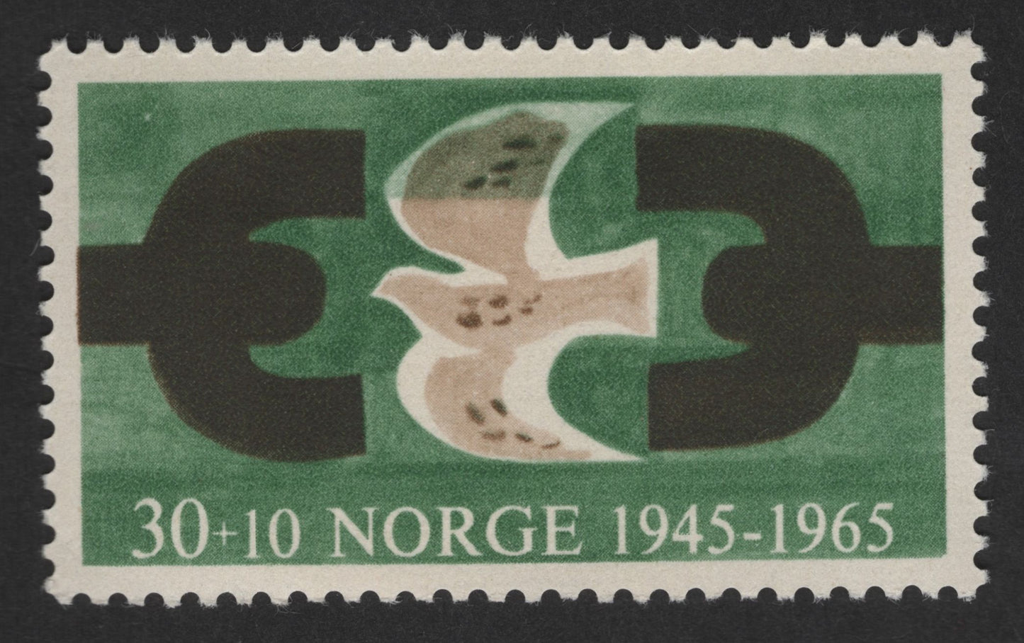 SCG12556 - Norway 1965 – 20th Anniversary of Liberation (1945–1965) Semi-Postal Stamp